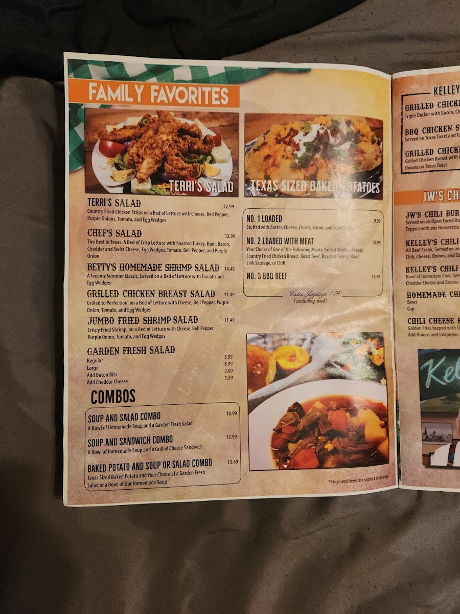 Kelley's Country Cooking Menu - Image 5